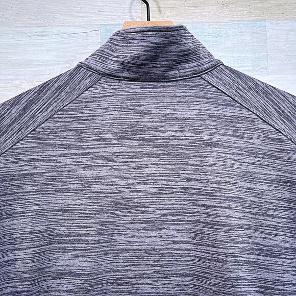 Bojangles Full Zip Tech Vest Jacket Gray Fleece Lined Employee Uniform Mens XL - Picture 4 of 5